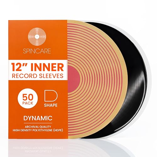 'Hikari 12 Ultra-thin Premium Anti Static LP Inner Record Sleeves and (Pack of 50)