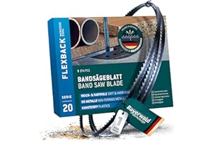 QUALITÄT AUS DEUTSCHLAND BAYERWALD WERKZEUGE Bayerwald Werkzeugstahl Bandsägeblatt - 1712 x 6 x 0.36 x 6 / Holz, NE-Metalle, Kunststoff, dünne Bleche/Sägeband passend für Metabo. Elektra Beckum uvm.