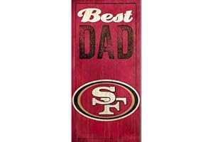 Fan Creations San Francisco 49ers Best Dad Sign, Multicolored, No Size