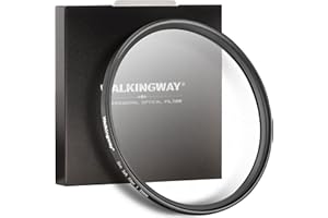 Walking Way 39 MM Filtro de Difusión Niebla Blanca - Filtro Suavizador Sutil Circular White Mist Filtro de Halo Blanco con Vidrio Optico para Fotografía Retrato y Valor (Ligero 1, 39MM)