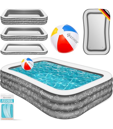 Piscine Intex Swim Center Family Lounge 229x229x66 Cm Avec 4 Sièges - Bleu Foncé