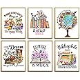 Reading Posters for Classroom Reading Corner Decor,Reading Strategies Posters for Classroom Library Decor,Read Sign Bulletin Board Set for Pre School Elementary Middle School Daycare Wall Art Decor