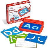 hand2mind Letter Tracking Sensory Pad, Reusable Handwriting Application for Kids 3-5, Preschool learning game
