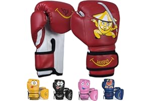 JAYEFO Kids Boxing Gloves - Training MMA Boys & Girls Punching Bag Kickboxing & Muay Thai Gloves, Best Gift for Kids, Youth Games Fun