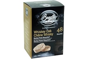 Bradley Smoker BTWOSE48 Lot de 48 bisquettes à whisky en chêne
