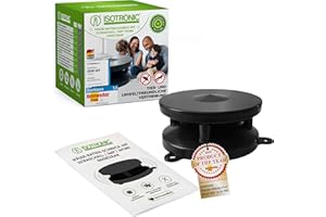 ISOTRONIC Mäuseschreck/Marderabwehr Mobil 360°mit Ultraschall | für Auto, Haus, Garage, Dachboden | vertreibt Marder, Mäuse, Ratten, Siebenschläfer