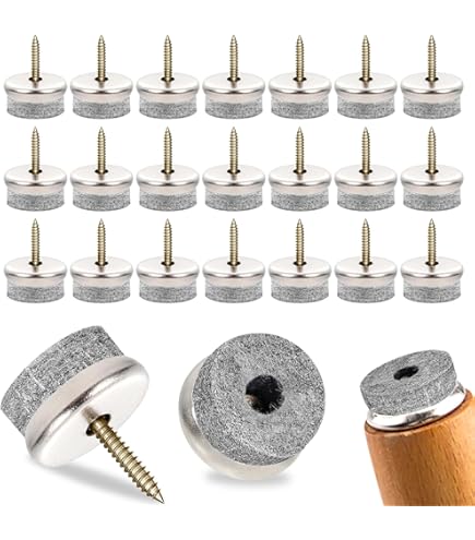 Adsamm® / 21 X Feltrini Autoadesivi/Nero/ø 30 Mm/Rotondo/piedini Per Mobili In Feltro Da 3.5 Mm Di Spessore/pad Protettivi Per Arredi - Foto 8