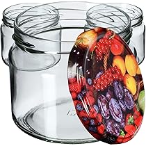 KADAX Weckpotten, 40 ml, mini-inmaakpotten, kruidenpotjes met schroefdeksel, inmaakglas, testpotten, jampotten, mini-honingpotten, ronde potten (100 stuks, zwart deksel