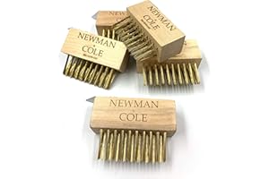 Newman and Cole Reemplazo de cabeza de cepillo de patio, cabezales de cepillo de malezas en ángulo para raspar malas hierbas y acumulación de musgo de pavimentación de bloques y calzada, cepillo de