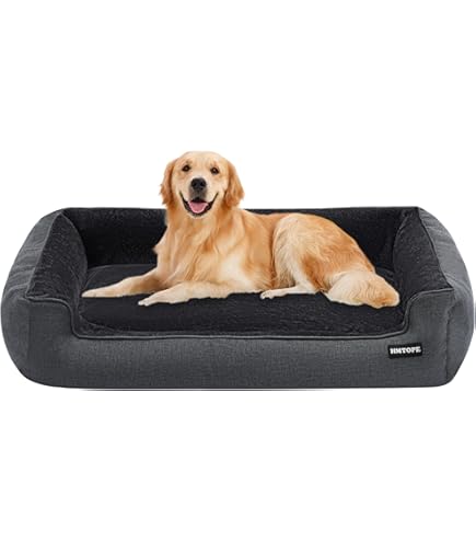 Hundebettenmanufaktur Hundesofa Wildlederoptik - Waschbar & Formstabil | Größe Wählbar