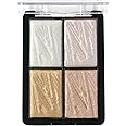 MARS 4 Shade Illuminating Glow Brick Highlighter Palette Blusher GlowZilla Face Kit Highlighter (Shade-02)