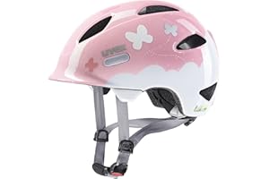 ‎UVEX uvex oyo style - lekki kask rowerowy dla dzieci - indywidualna regulacja wielkości - możliwość zainstalowania światła LED - butterfly pink - 50-54 cm
