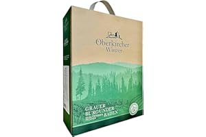 ‎OBERKIRCHER WINZER Oberkircher Winzer Wein-Box Grauburgunder - Weißwein trocken 3 Liter, Fruchtaromen & feine Kräuter, beliebte Weinsorte, deutscher Qualitätswein aus Baden 1 x 3,0 l Bag-in-Box