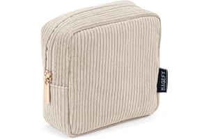 MAGEFY Cosmetic Bag Small Makeup Bag for Handbag, Cord Makeup Bag Women with Compartments Travel Makeup Bag for Girls Women