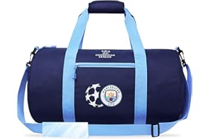 MANCHESTER CITY FC Manchester City F.C. Sporttasche Herren Reisetasche Groß 39L Weekender für Sport Reise Gym Fussball Fanartikel Geschenk für Männer und Teenager