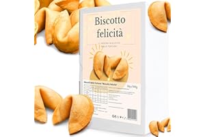 D&D Fun Cookies Biscotti della Fortuna | Biscotti Fortunati | Per una Festa | Biscotti della fortuna cinesi | Biscotti confezionati singolarmente | Biscotti regalo | Fortune Cookies (M, 50, unità)