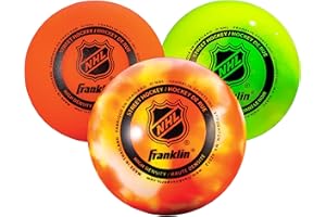 Franklin Sports NHL Street Hockey Balls - No Bounce Outdoor Street + Roller Hockey Balls - Official Size for Youth + Adult Street Hockey - Assorted Colors - 1, 3, and 15 Bulk Packs