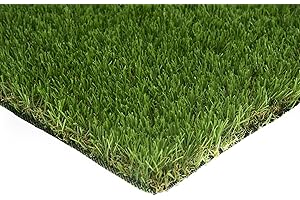 GREEN TURTLE Gazon Synthétique 22 mm - 100 x 500 cm (5 m²) - Pour Balcon, Terrasse, Jardin - Effet Naturel - Haute Densité de 18.000 Fils/m² - Résistant UV - Fond Drainant - Adapté aux Animaux - Vert