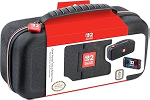 RDS - Custodia con licenza Nintendo Switch 2, Nintendo Switch OLED e Nintendo Switch Systems Game Traveler Deluxe Systems - Contiene 12 carte da gioco e custodia per schede microSD, contiene 2 schede