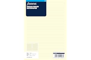 Filofax 343032 Wkład do Notatnika, Kremowy, A5