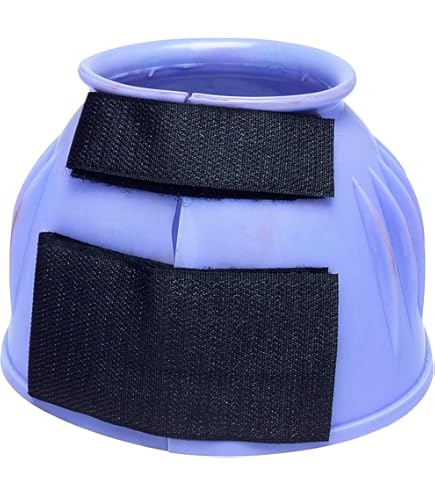 IGTOPS Paarden Hoefklokken, Paarden Hoefschoen Behandelingsschoen, Paardenhoefschoen Paardenschoen met Klittenband, Hoefbescherming voor Paarden, Pony's Warmbloed, Koud Bloed, Volbloed, S, M, L (M, 2