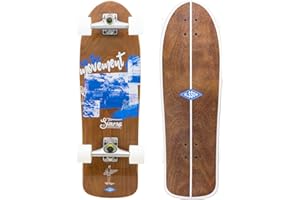 OLSSON & BROTHERS Surfskates OLSSON Skateboards -Ruedas Alto Rebote SHR 65MM, Tabla 30"-32", 7 láminas Arce Canadiense, Ejes xrkp 6,5", ABEC 7 monopatín Adolescentes niños Principiantes Profesionales