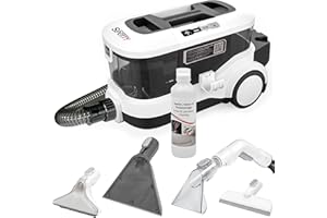 SPRINTUS SPOTTY lavatappeti e divani con potenza di aspirazione di 170 mbar per una pulizia profonda di tappeti, tappezzeria, peli di animali, auto e pavimenti duri | Pulitore igienico per tappeti [67 dB]