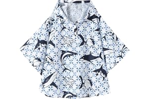 QIKADO Ponchos Impermeables Lluvia Niños Unisexo 1-12 años