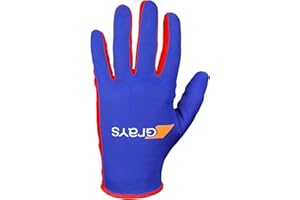 GRAYS Skinful Pro Hockey Gloves - Navy & Fluoro Red - New for 2020/2021 (XS)