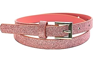 EANAGO Ceinture végétalienne >FÉE DES PAILLETTES< pour enfants - ceinture moderen à paillettes pour filles de 6-15 ans