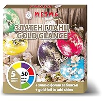 Set Colori Uova Pasqua Heitmann - 5 Colori Freddi Con Adesivi Divertenti Per Decorazione