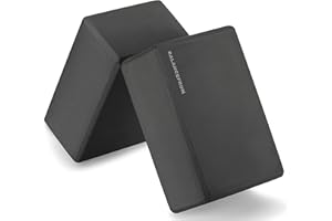 Fitvids Lot de 2 blocs de yoga haute densité, 22,9 x 15,2 x 10,2 cm chacun - plusieurs couleurs