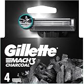Gillette Mach3 Charcoal Yedek Tıraş Bı&ccedil;ağı 4'l&uuml;
