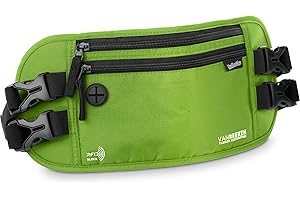 Geldgürtel für Reisen-Van Beeken, Diebstahlsicherer Bauchbeutel mit Reisepasshalter, Reise, RFID Reise-Geldgürtel, Reisetasche unter der Kleidung