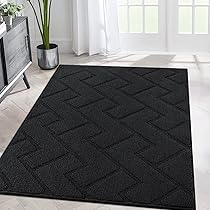 Tappeto Cucina Moderno Antiscivolo - Nero, Lavabile, Per Interni Ed Esterni, 40x160 Cm - Foto 7