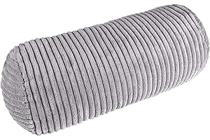 ‎BOOKIEPAD Bookiepad Nackenrolle Cozy Shara, Cord Komfortables Lese-Accessoire, Modernes Design (Anthrazit)