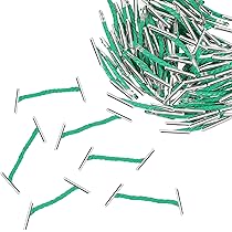 Pack Of 100 Metal End Treasury Tags 51mm Paper Hole Punch Filing Clips