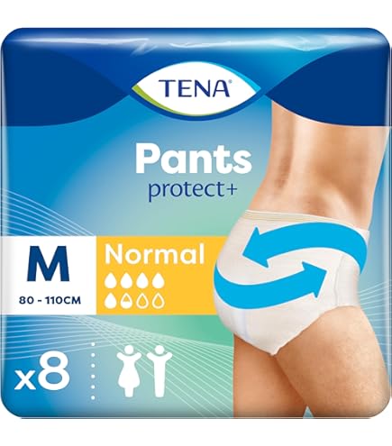 Ausonia Discreet Pants Boutique - Slip per incontinenza da donna, 18 pezzi, taglia M, antiodore, anti-umidità e previene perdite