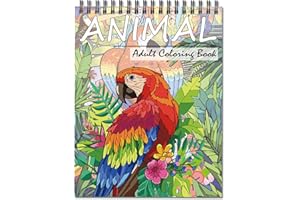 Jadeso Libro Colorear Adultos, 30 Patrones y Diseños únicos De Animales, Libro Para Colorear Adultos, Libros De Colorear Para Adultos, Encuadernación Espira, Tamaño A4 Colouring