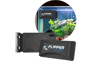FL!PPER Floating Flipper Standard 2-in-1 Magnetic Aquarium Tank Algae Cleaner Scrubber Scraper