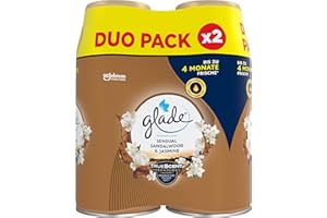 Glade (Brise) Automatic Spray wkład do odświeżacza powietrza, dwupak, drzewo sandałowe i jaśmine (2 x 269 ml), 538 ml