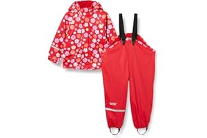 CareTec Rain Suit-Pu W. Fleece Pantaloni Impermeabili Bambine e Ragazze