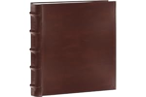 Pioneer Photo Albums CLB-246/BN 200-Pocket European Bonded Leather Photo Album for 4 by 6-Inch Prints, Brown