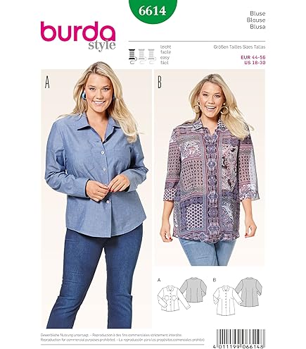 Carta Per Cartamodelli Cartamodello Burda B6672 Modello Per