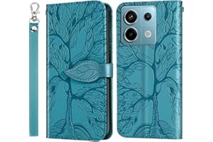 ONETHEFUL Xiaomi Redmi Note 13 Pro Funda Cartera Carcasa Accesorios Flip Cover Libro Case Fundas Protectoras de Piel Sintética el Teléfono para Xiaomi Redmi Note 13 Pro Azul