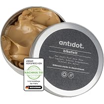 antidot. bikefett | 100 g Alu-Schraubdose | Mehrzweckfett für Pedale, Lager, Sattelstütze | Montagepaste gegen Reibung, Verschleiß & Rost