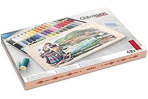 Gütermann creativ Lata Nostálgica con 48 bobinas Coselotodo 100 m
