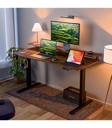 FLEXISPOT E7 Pro Heavy-Duty Standing Desk | Dual Motor, 3 Stage