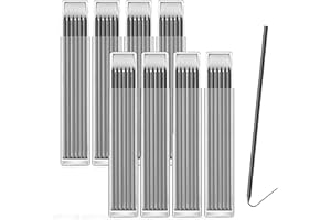 AWITHZ 48Pcs 2.8mm Carpenter Pencil Refills Solid Replacements for Tracer & Pica Pencils Waterproof Deep Hole Marking Tips for Woodworking, Construction & Building