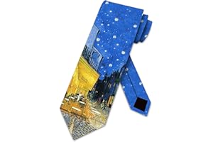 Art Ties Mens van Gogh Painting Necktie by Three Rooker